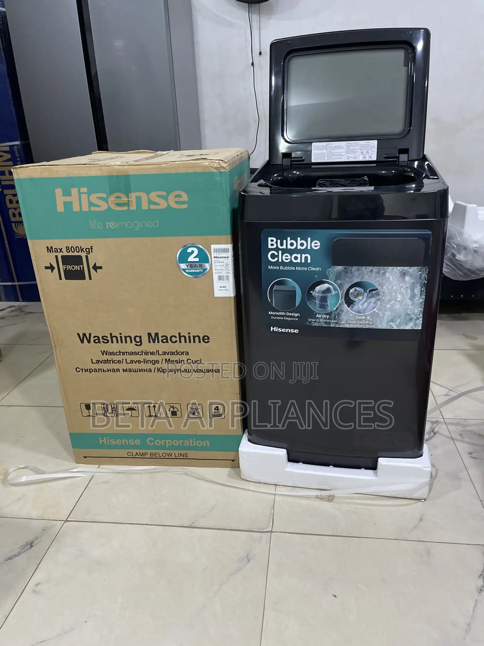 Top Load Laundry Machine 9KG Hisense