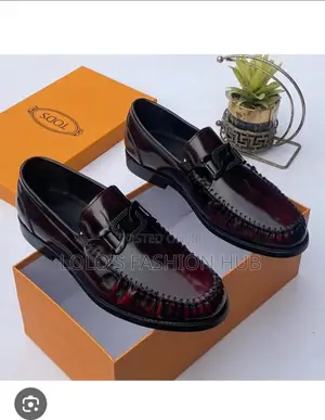 Men's Burgundy Horsebit Loafers