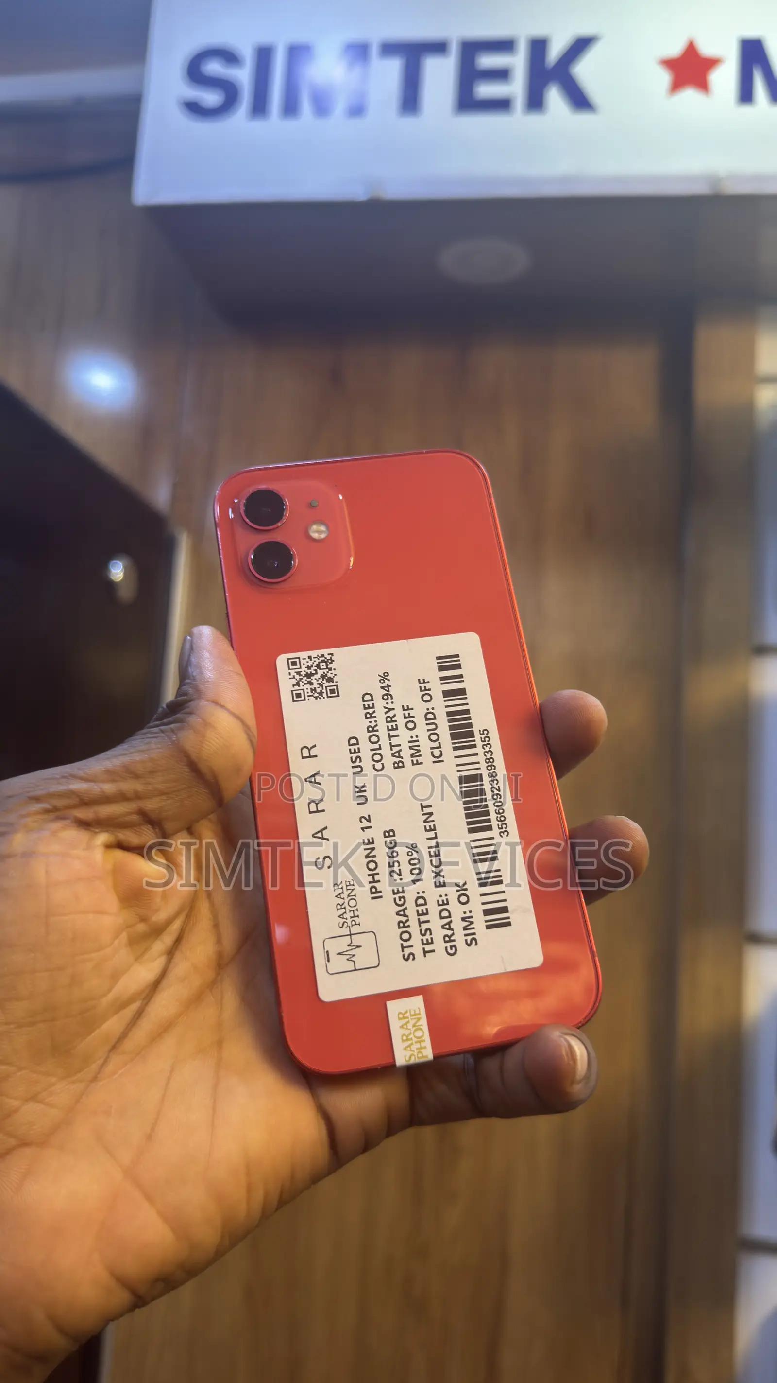 Apple iPhone 12 256 GB Red