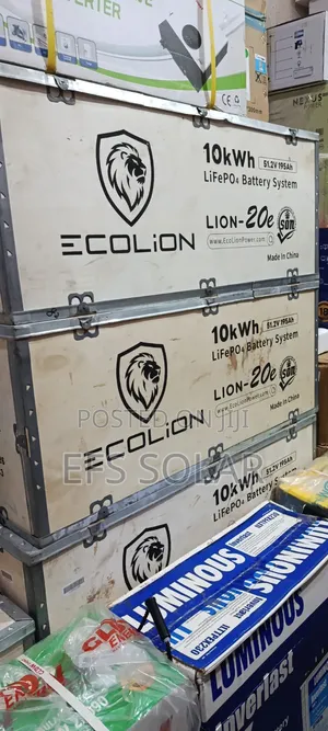 Ecolion 10kWh 51.2V LiFePO4 Lithium Battery