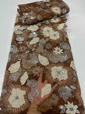 Chiffon Beaded Lace