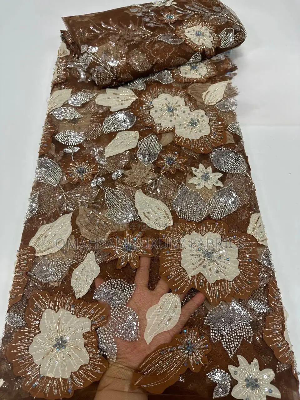 Chiffon Beaded Lace