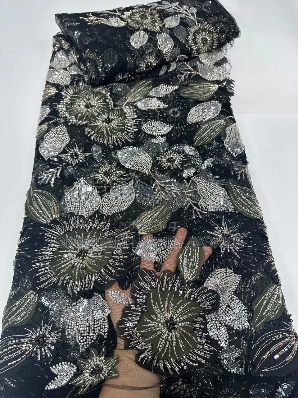 Chiffon Beaded Lace