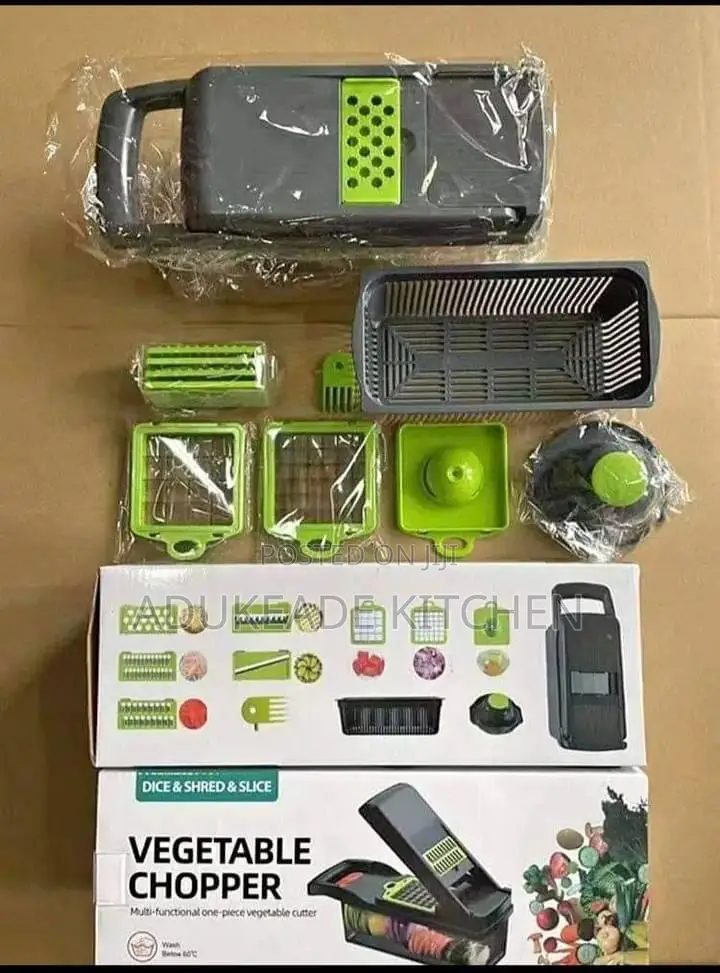 16pcs Veggies Dicer, Slicer, Chopper and Cutter