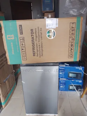 Hisense 90L Refrigerator – REF093DR | Silver, Compact Efficient