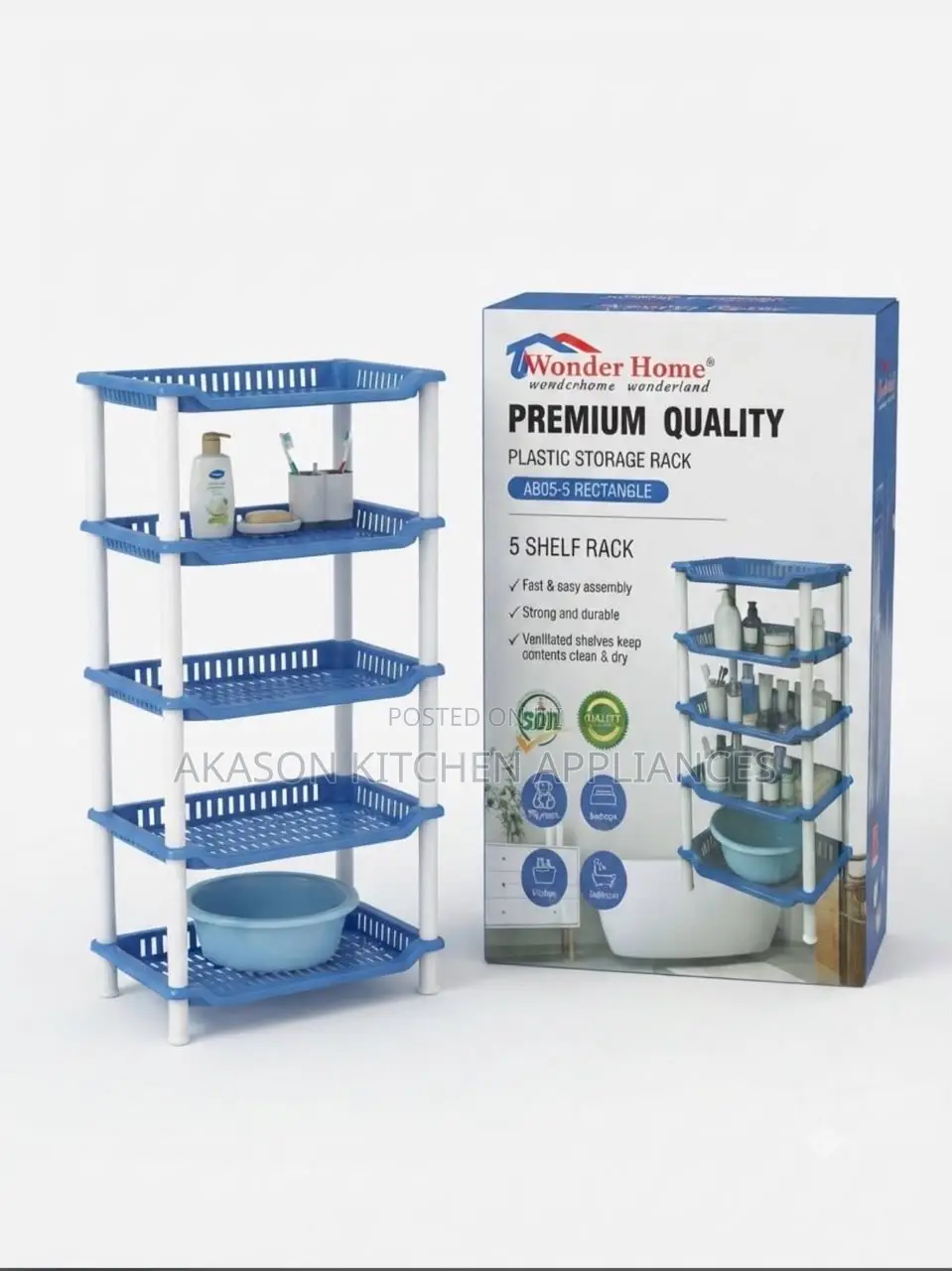 Wonderhome 5 Layers Trolley