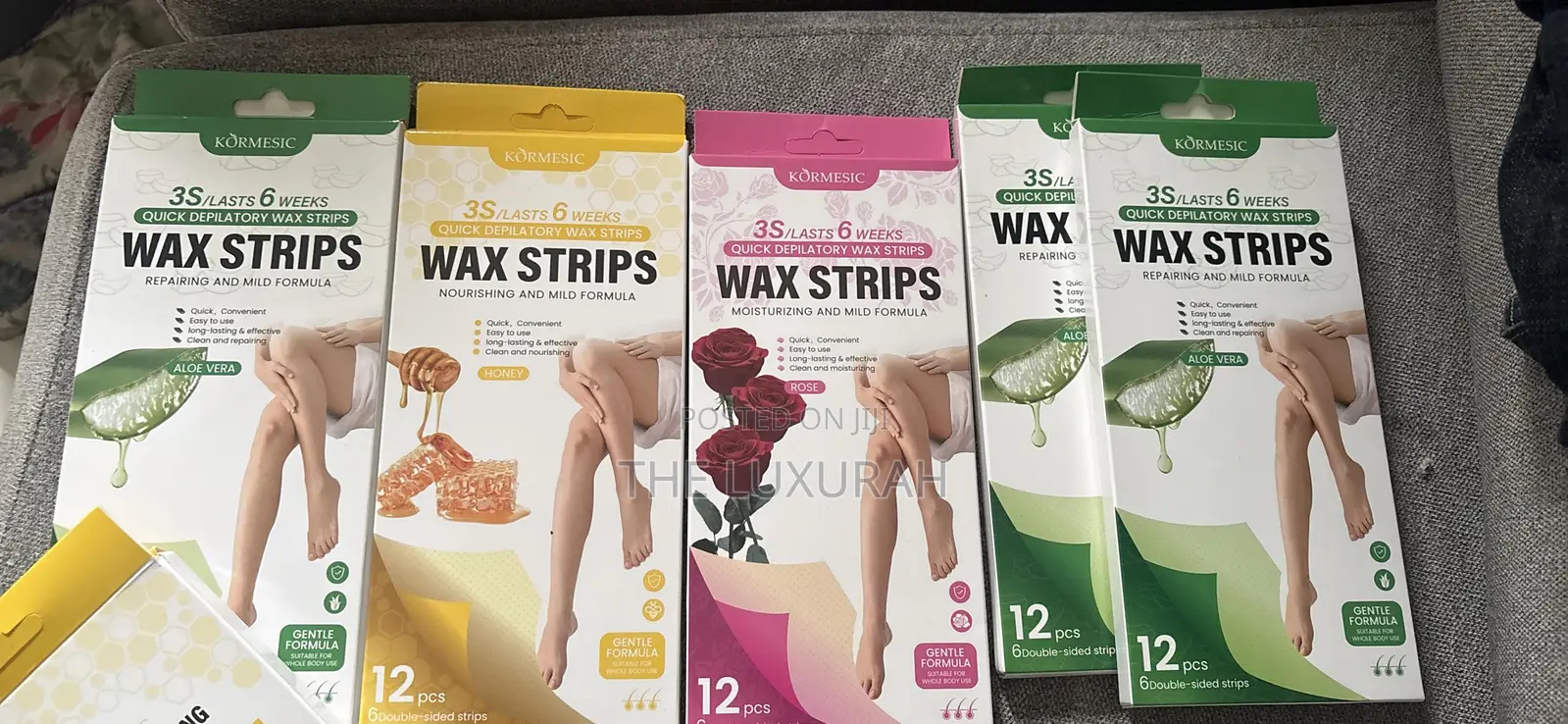 KORMESIC WAX STRIP Quick Easy Hair Removal (12pcs)