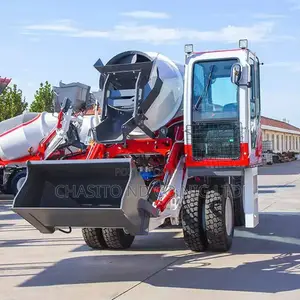 Self Loading Concrete Mixer Truck for Construction