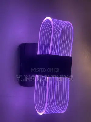 3 Color Modern Oval LED Wall Light Elegant Indoor Decorative Lamp