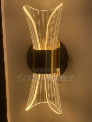 Modern Gold Double-Sided LED Wall Light Luxury Indoor Wall Lamp
