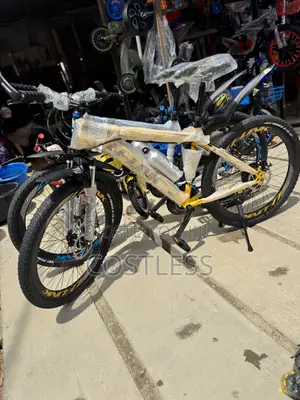 Mountain Sport Bike Features a Strong Frame, Front Suspension