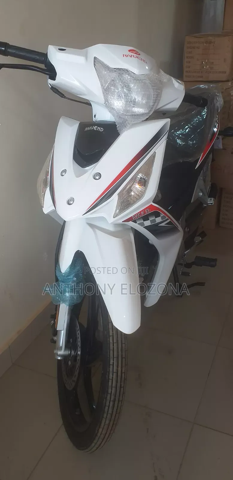 New Motorcycle 2025 White