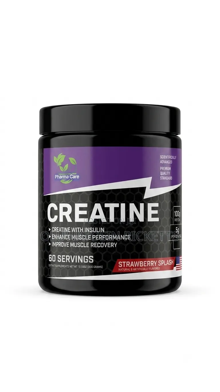 Creatine Monohydrate Strawberry Flavored