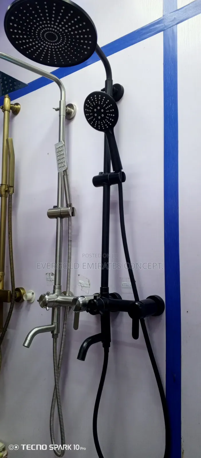 Black Mixer Shower Available