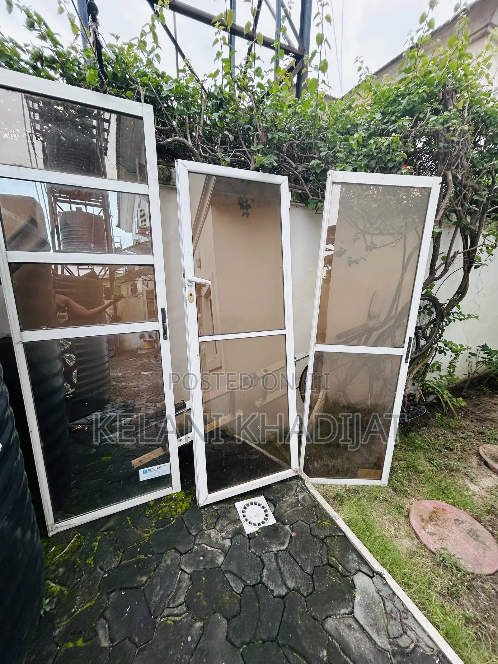 Aluminum Glass Framed Door