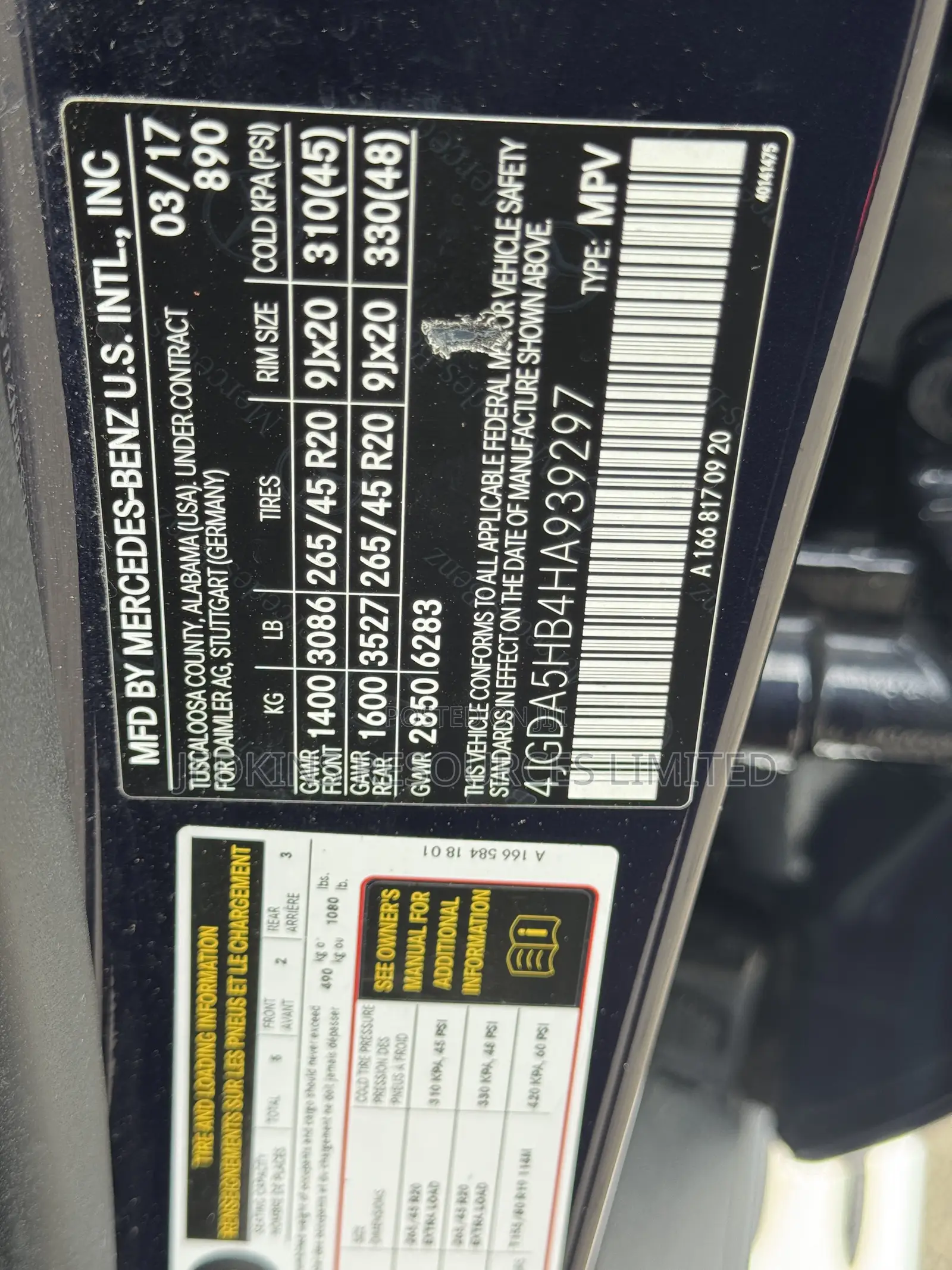 Mercedes-Benz GLE-Class GLE 350 2017 Blue