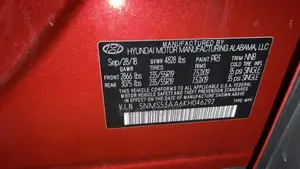 Hyundai Santa Fe 2019 Red