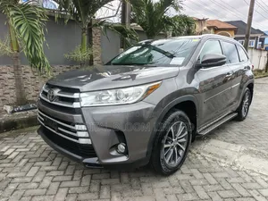 Toyota Highlander XLE 4x4 V6 (3.5L 6cyl 8A) 2017 Gray