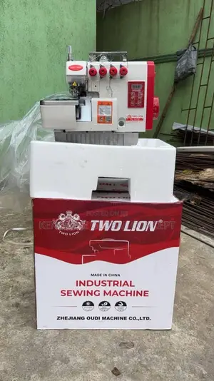 Two Lion 4-Thread Industrial Overlock Sewing Machine – Direct Drive