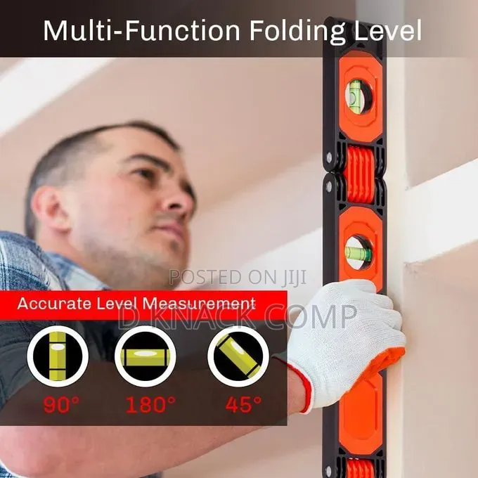 Foldable Lever Ruler Measuring Tool for Woodworking Construction