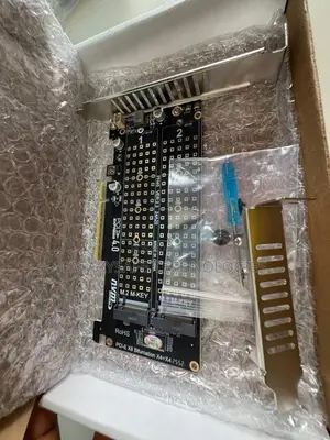 4-Port M.2 NVME M-Key SSD to PCIE X16 Reader Expansion Card