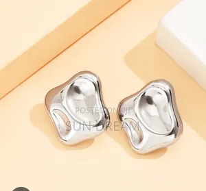 Ladies Birthday Gift Shiny Slice Stud Ladies Earrings