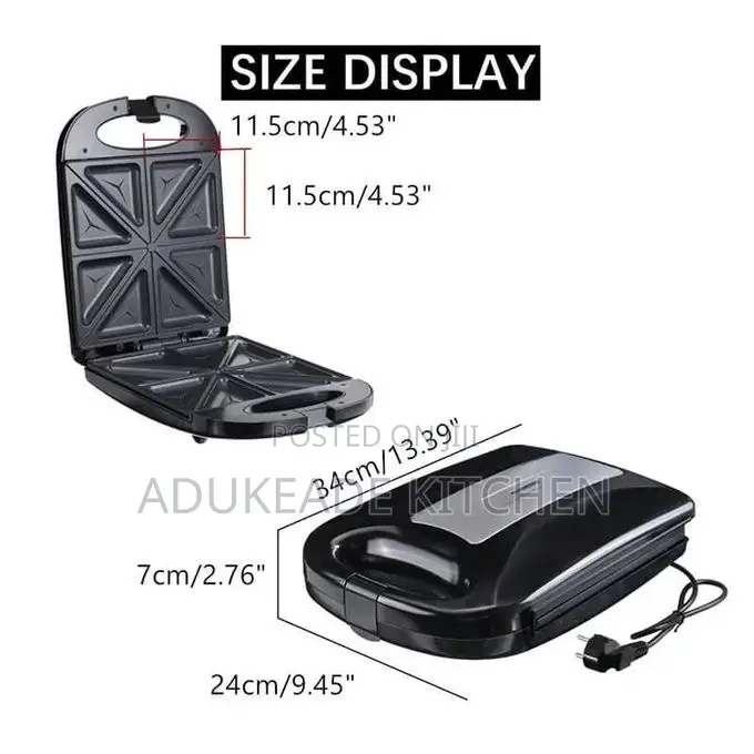 Sokany 4face Sandwich Maker /Toaster