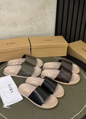 High Fashion Luxury Zara Slippers Fully Boxed