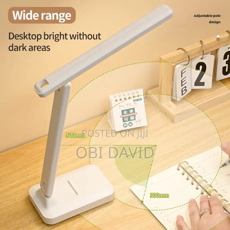 LED Folding Reading Desk Lamp With Mobile Phone Holder
