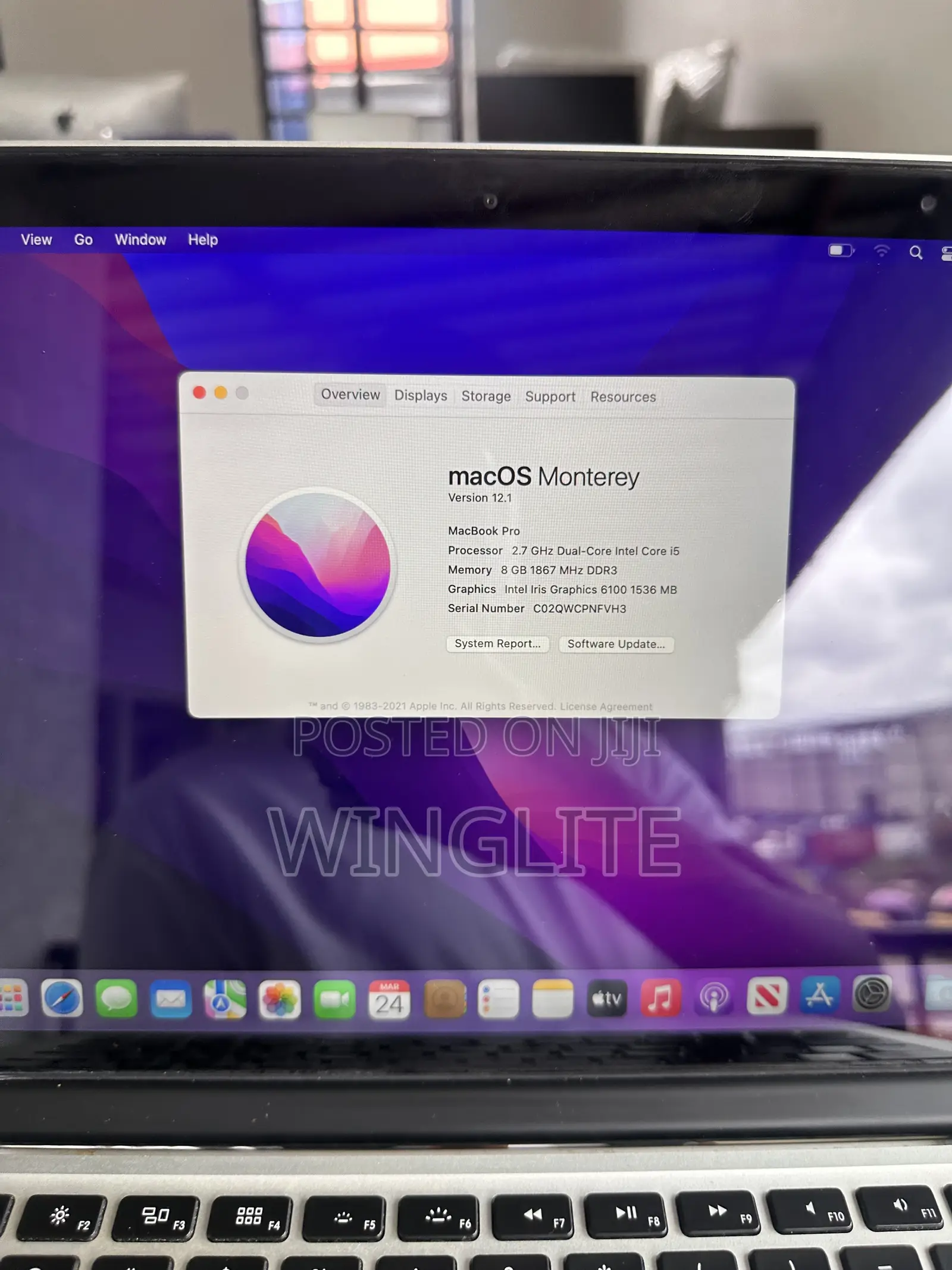 Laptop Apple MacBook 2015 8GB Intel Core i5 SSD 250GB