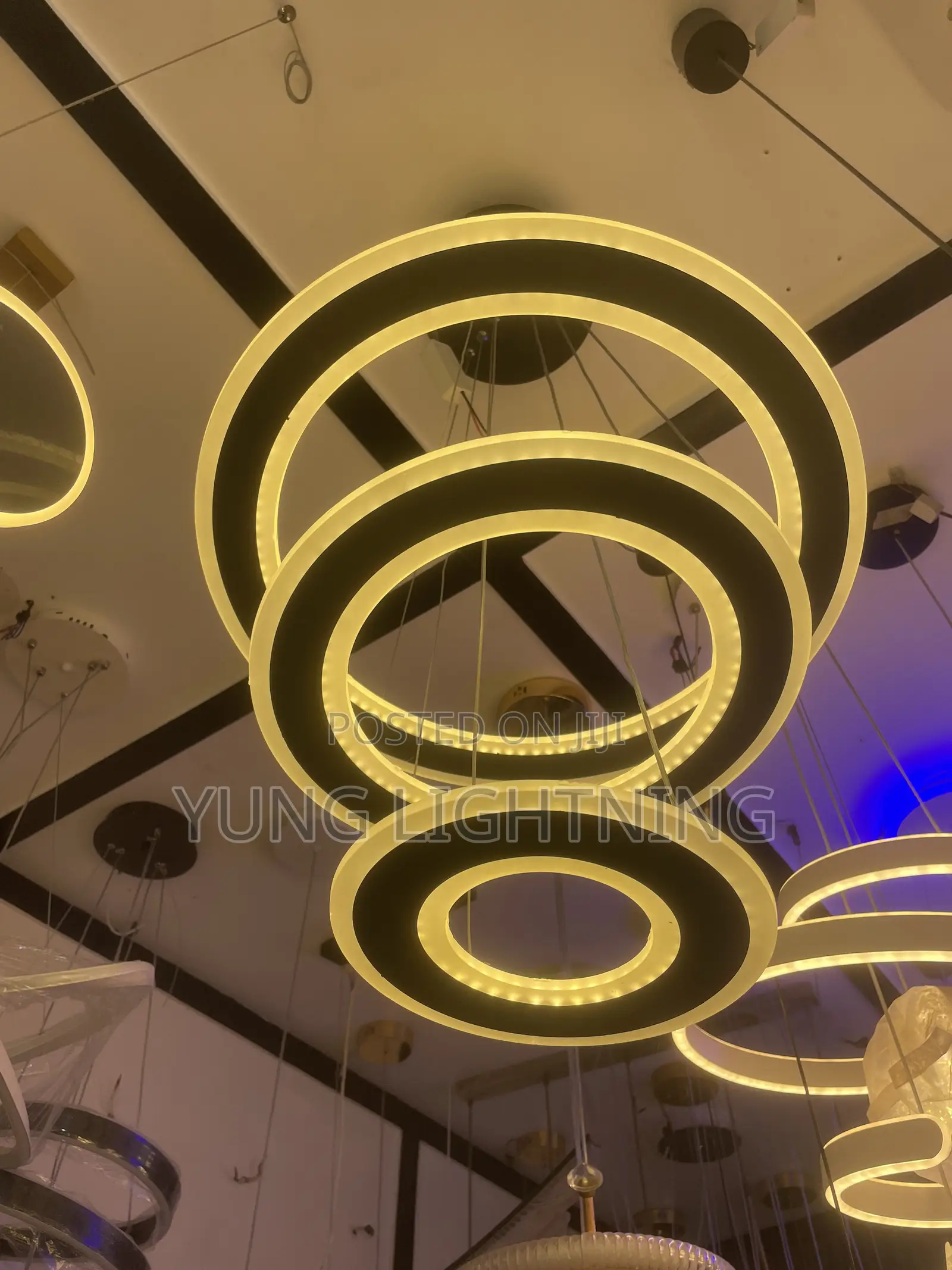 3 Ring Chandelier