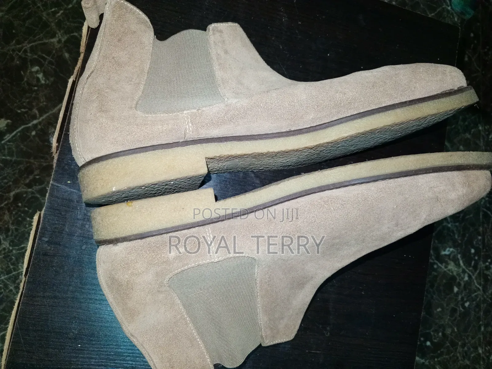 Zara Lethal Chelsea Boot With a Split Suede Finish
