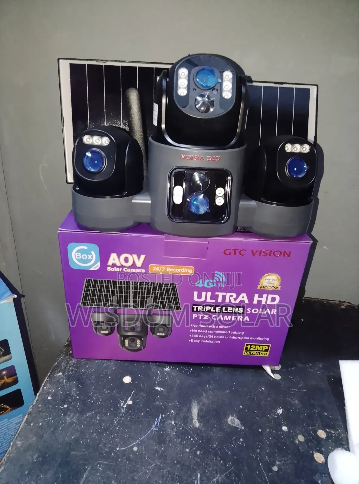 Ultra CCTV Camera With Solar Panel