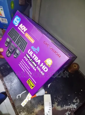 Ultra CCTV Camera With Solar Panel