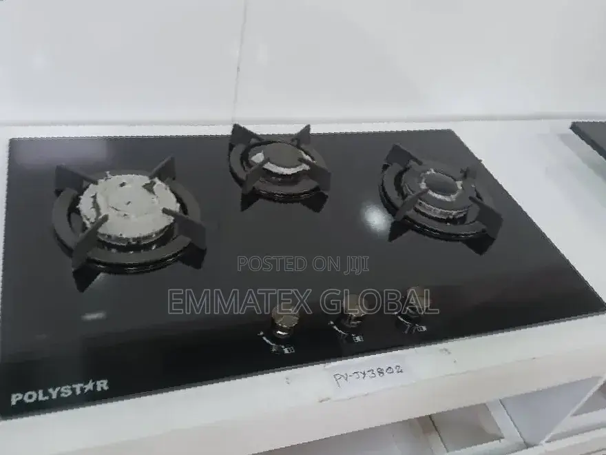 New Polystar 3 Burner Gas Cooker