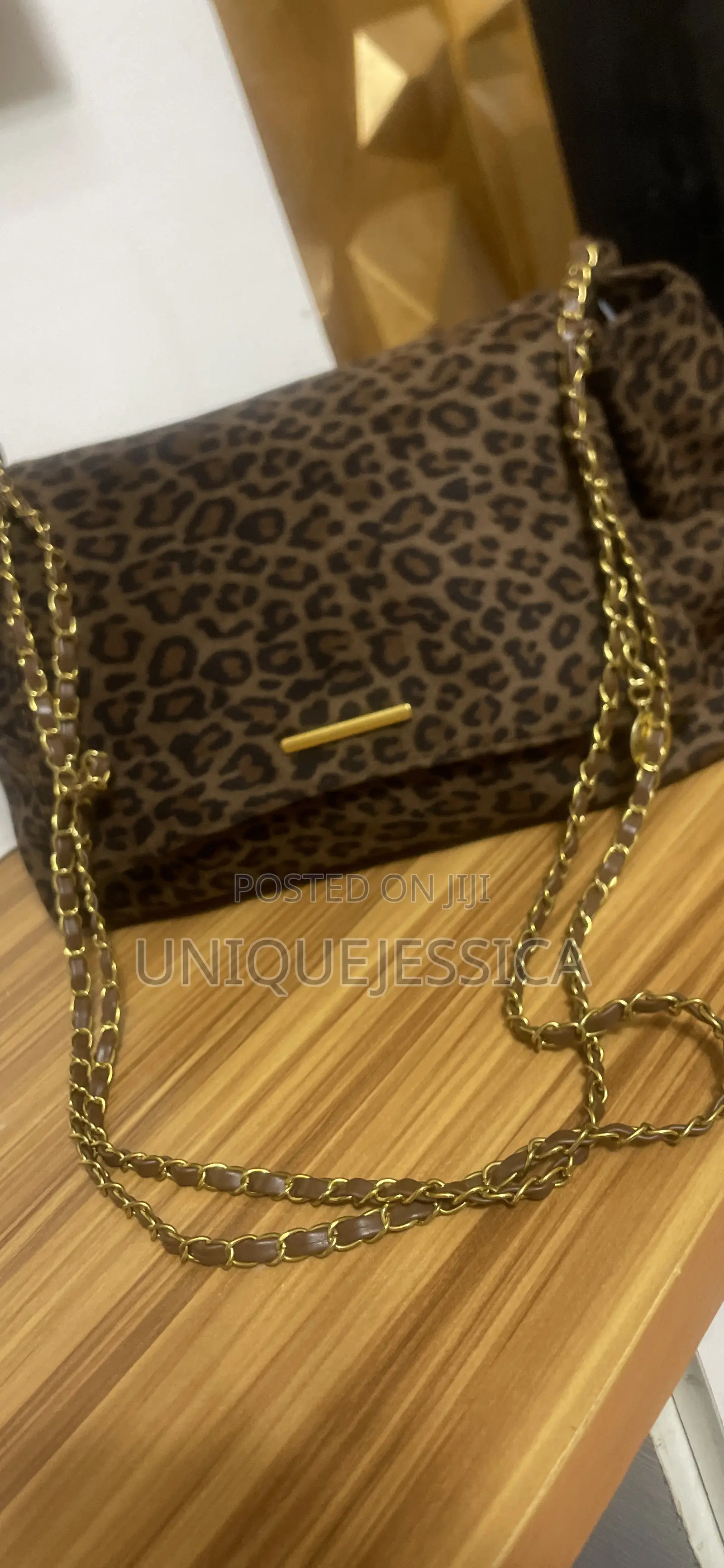 Textured Leather Tote Bag