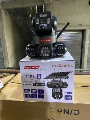 3Lens Solar Camera With Panel