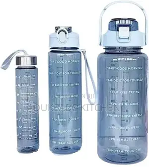 3in1 Transparent Water Bottle