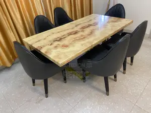 7ft Grand Luxurious Imported Marble Dining Table Thick Extremely Heavy