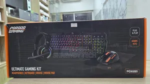 Porodo Gaming Kit Headphone Keyboard Mouse and Mouse Pad