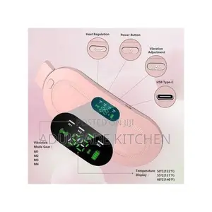 Smart Menstrual Heating Pad Belt , Rechargeable Cramp Relief Massager