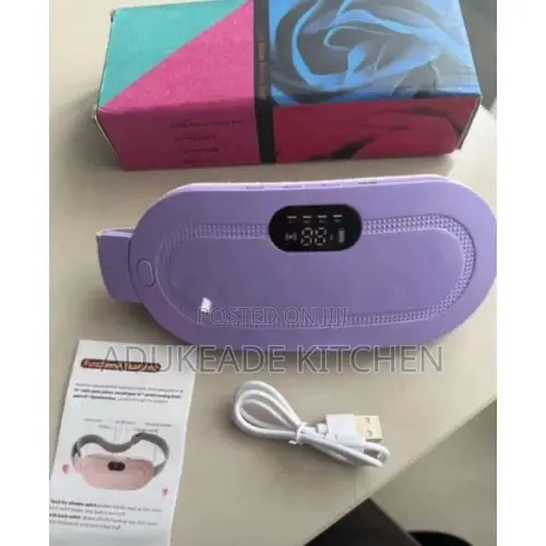Smart Menstrual Heating Pad Belt , Rechargeable Cramp Relief Massager