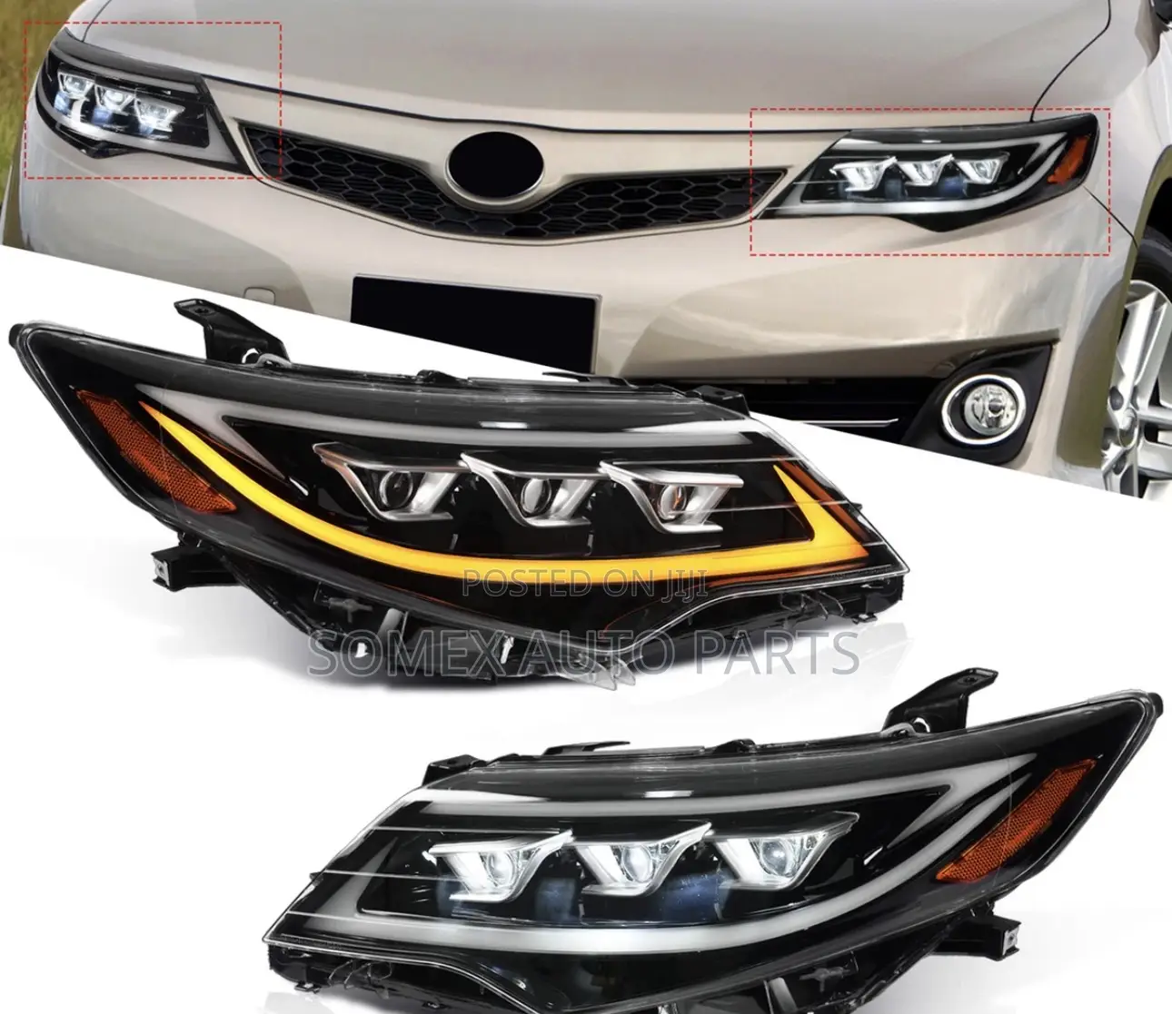 Camry 2012-2014 Upgraded Front and Back Light Available