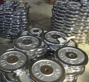 Chrome Dumbbell Plate , 3000 Per Kg