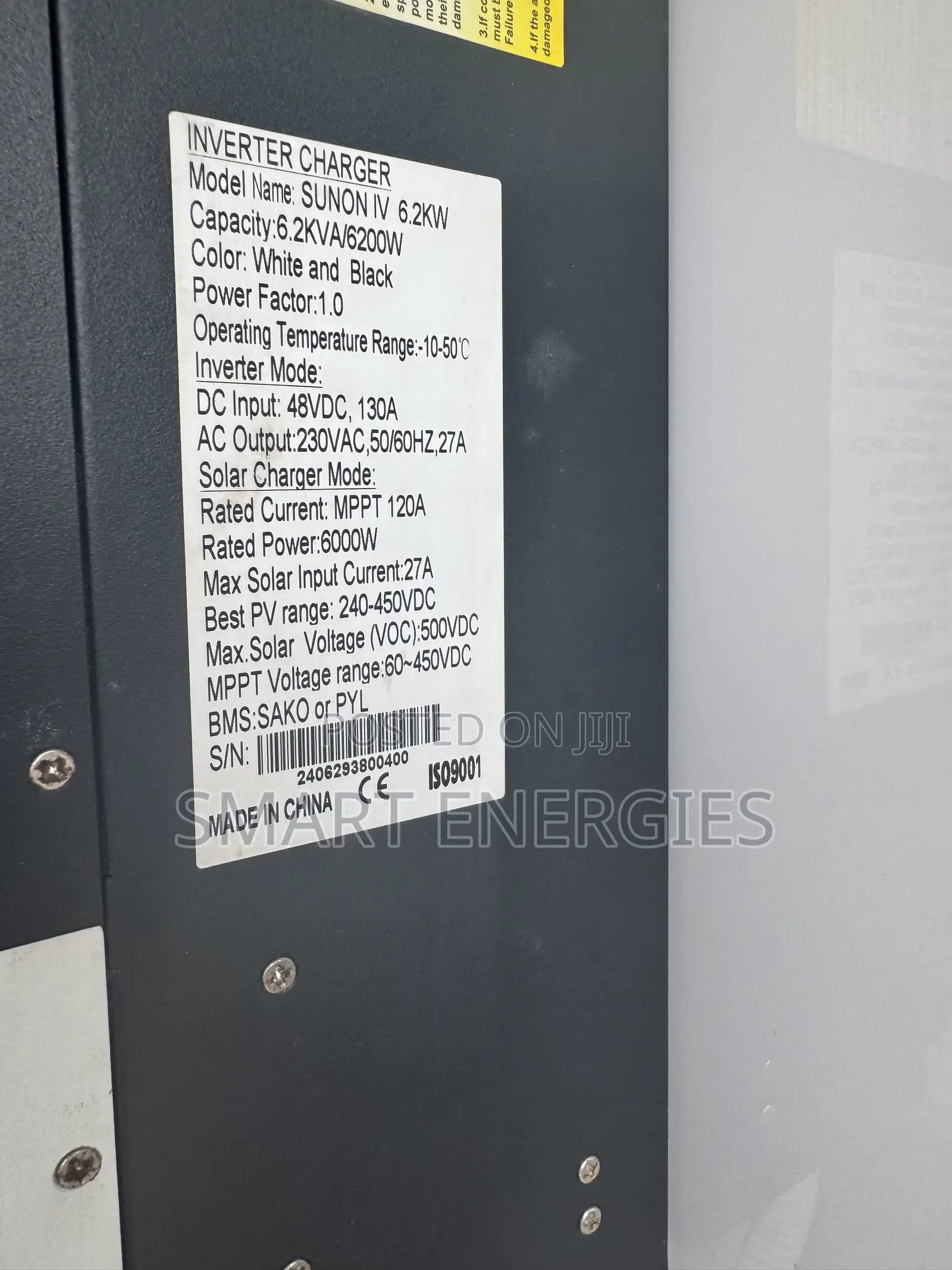 6.2kva 48v Sako Hybrid Solar Inveter