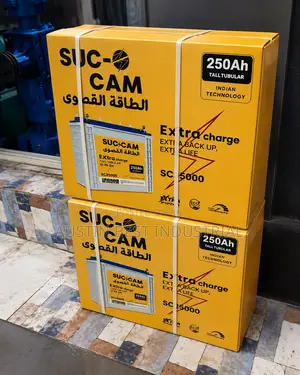 Suc-Cam Tubular Battery 250Ah 12V