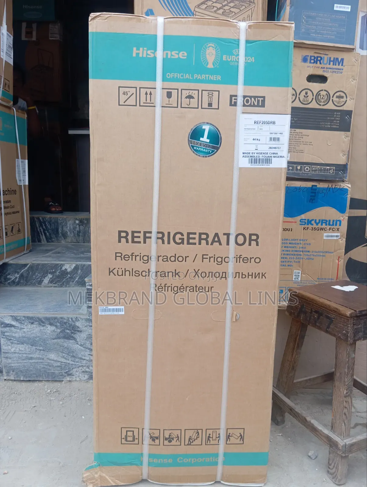 Hisense Refrigerator 205L