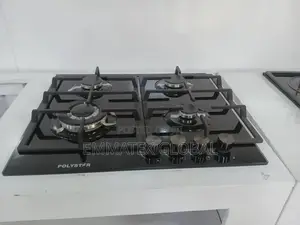 Polystar 4 Burner Gas Cooker Inbuilt