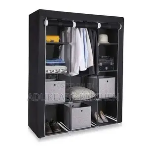 3 Compartment Mobile Fabric Wardrope