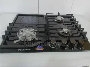 Polystar Inbuilt 3 Gas 1 Electric Burner
